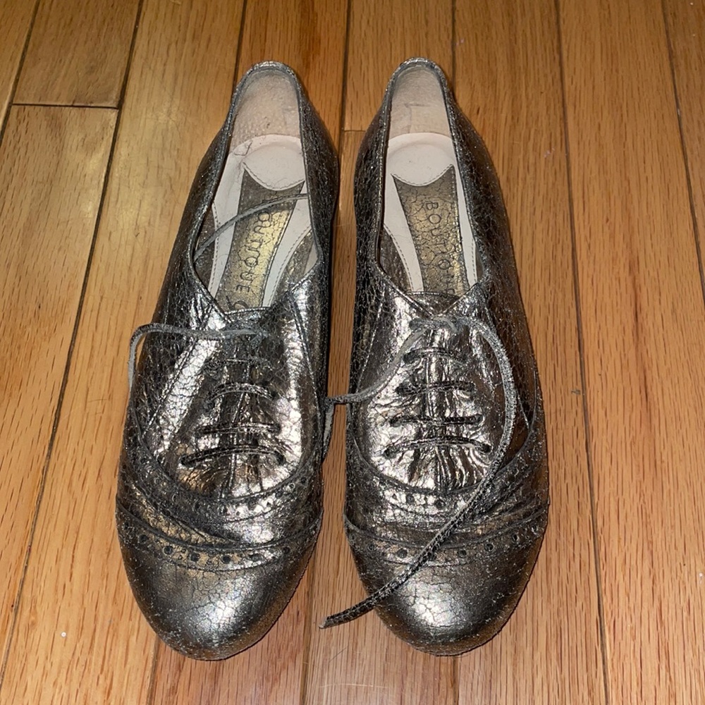 Pewter Oxford shoes
